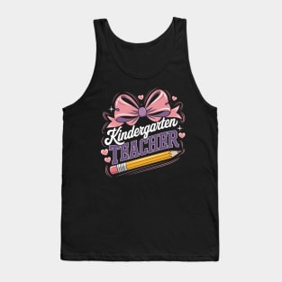 Kindergarten Teacher School Tank Top